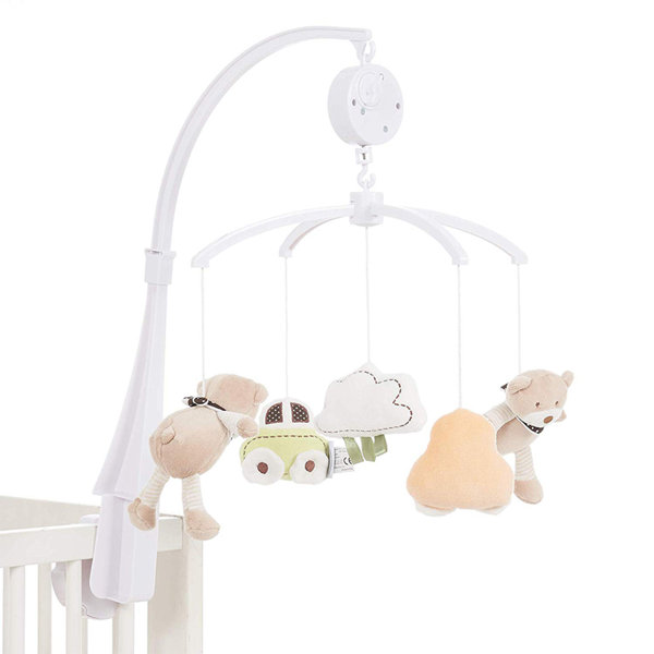 Baby cot sales musical toys